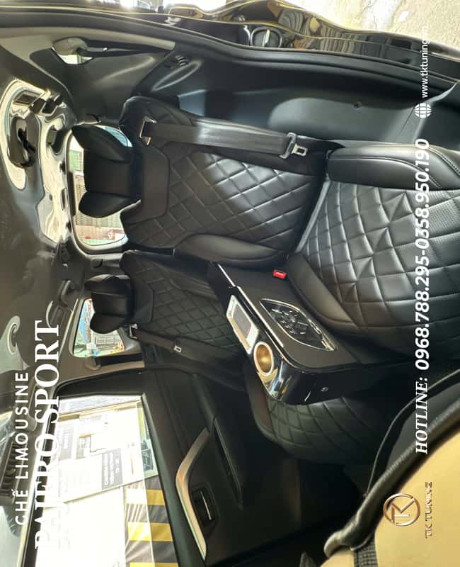 độ ghế limousine cho xe Mitsubishi Pajero 2015 tại TPhcm
